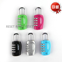 RESET luggage password padlock 4-digit gym suitcase drawer backpack colorful cabinet lock buy 2 get free