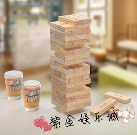 Drinking, games, props, bars, entertainment, fun, layers of Lego, building blocks, children's educational toys with cups