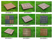 Plastic Wood-plastic outdoor floor garden terrace courtyard balcony floor outdoor anticorrosive wood floor