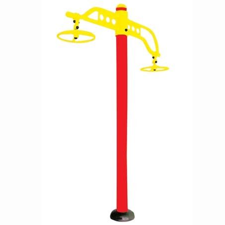 Outdoor Path H106 Double Rotating Wheel Community Park Fitness Path Community Sports Fitness Equipment