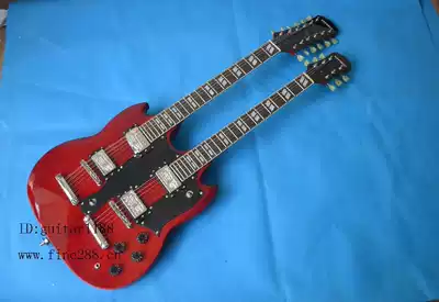 GIBSO double head SG electric guitar non-slip baby bag buckle DOUBULE NECK electric guitar