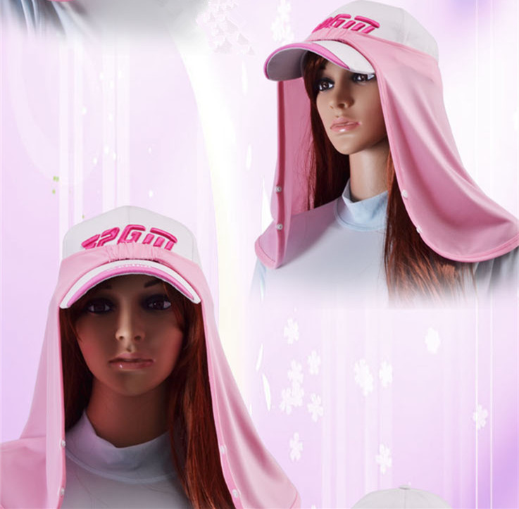 Golf sun - protective cover around the neck of golf ice wire sunscreen products against radiation - resistant UV veil headscarf