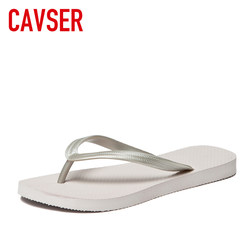 Cavser Summer Fashion European and American men's and women -style scooters slippers, slippers flat sand slippers couples beach shoes
