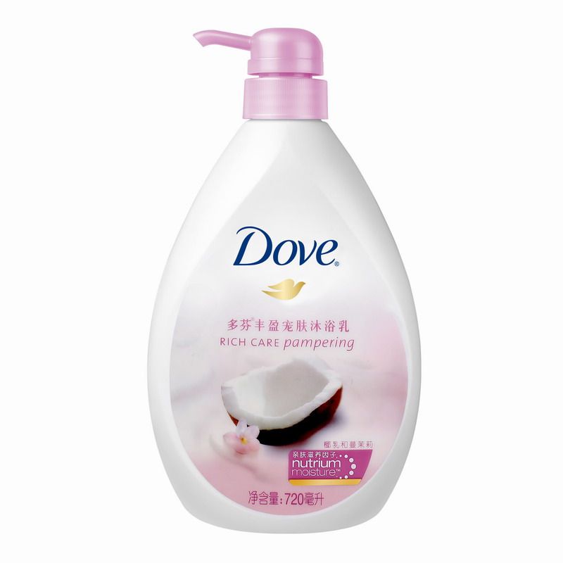 【天猫超市】Dove多芬丰盈宠肤沐浴乳椰乳和蔓茉莉720ml 水润肌肤