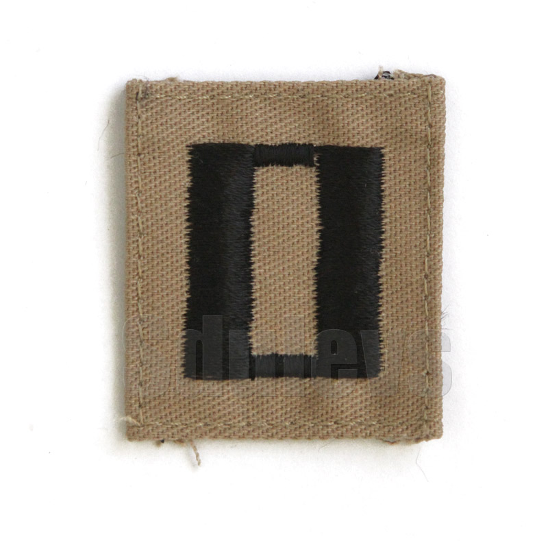 Brand new Army version US Navy special sand color embroidery Army title --- Captain