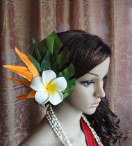 Accessoires de danse hawaïenne Accessoires de danse Head Floral Head Adorned Beach Chicken Egg Floral Hair Accessoires Hair Accessoires