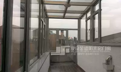Beijing aluminum alloy tempered glass roof greenhouse insulation material sealed balcony terrace sunshade mobile room room