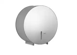 Yazijie commercial powder room waterproof tissue box Stainless steel large roll paper tube toilet roll toilet paper box TD-8300A