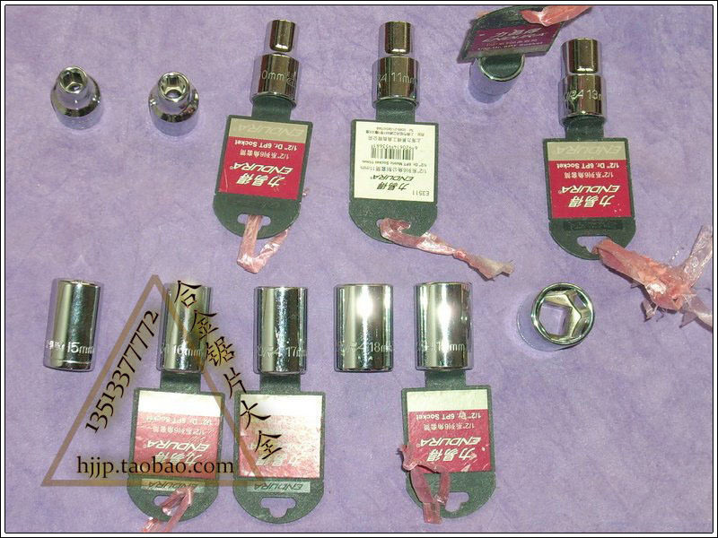 VALUE-ENDURA CHROME BARIUM STEEL METRIC HEX SOCKET HEADPIECE-1 2-18MM TO 32MM