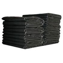 Large garbage bag New material flat pocket black blue bucket special garbage bag plastic bag 50 pcs