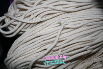 4mm braided cotton 21 cotton yarns stereotyped writing woven cotton rope braided cotton rope zhuang shi sheng tying hand rope 90 m