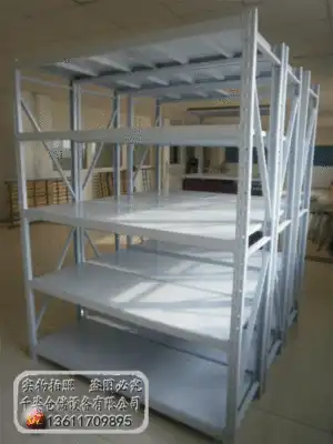 Qianzi shelves Storage shelves Light clothing storage shelves Warehouse shelves 120*50*200*5 layers