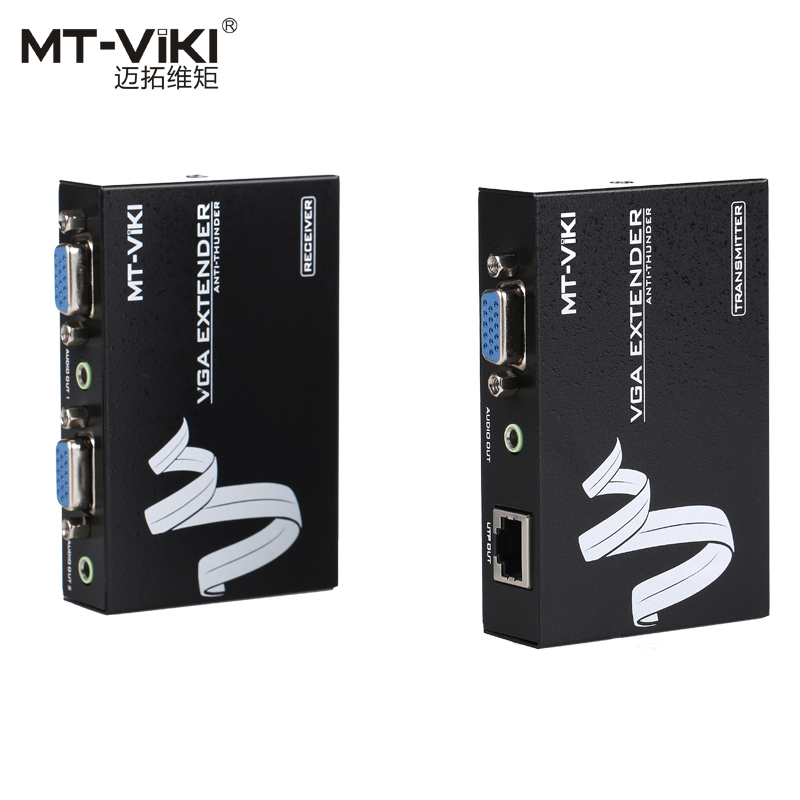 MT-100T Maxtor VGA extender audio VGA signal amplifier extends 100 meters audio and video