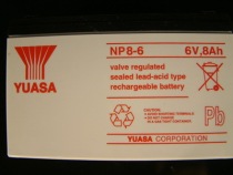 YUASA Soup Light NP8-6 6V8AH Emergency Power Supply Lighting Power Medical Device Toy Car Battery