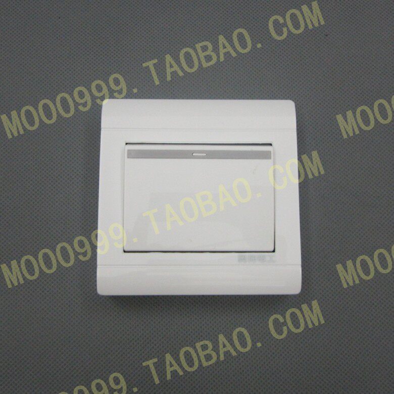 Ao Shen Ming installed switch socket panel 1 open one open single control switch open wire box 10A single open wall power switch