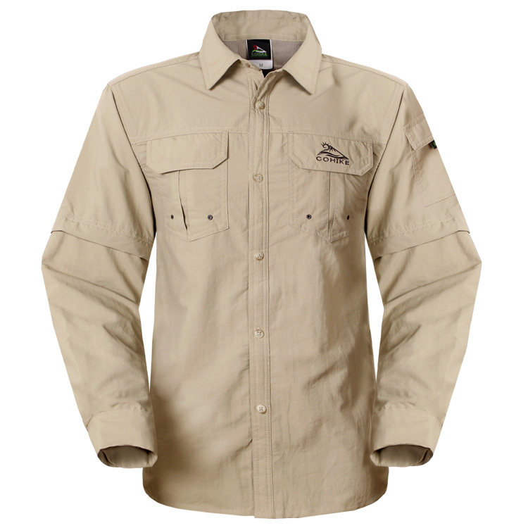 Koheit male spring outdoor two detachable UV anti - thrust water - proof - speed dry clothes H12024