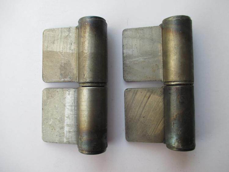 Detachable cylindrical with sheet iron hinge cylindrical iron door weldable hinge thickness 2 5mm length 90mm-Taobao