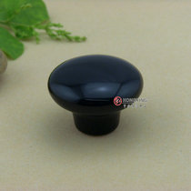 (Germany Hongying)Ceramic pastoral drawer cabinet small handle Black grain furniture handle Cabinet door handle