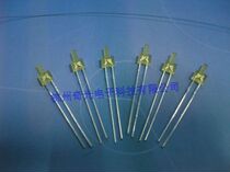 Factory direct direct plug-in LED 2MM nipple type LED bright yellow (colloid height 8MM) long feet