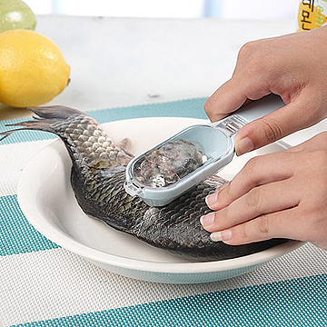 厨房小件用品带盖鱼鳞刨 专用鱼鳞刮鱼鳞刀刮鱼鳞器去鳞工具