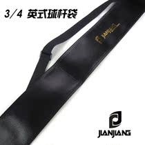 JIANJIANG JIANJIANG Billiard club bag 3 4 BLACK English Snooker BLACK 8 eight SNOOKER club leather bag