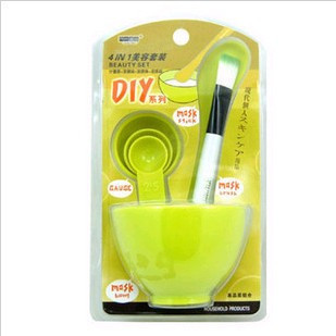面膜工具套装 DIY四件套装：计量器+面膜碗+面膜棒+面膜刷