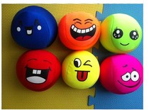 Sandbag kindergarten children and students smiling face sandbag elastic cartoon large sandbag sandbag throwing sandbag game does not hurt