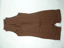 Boys high-collar zipper vest one-piece shorts