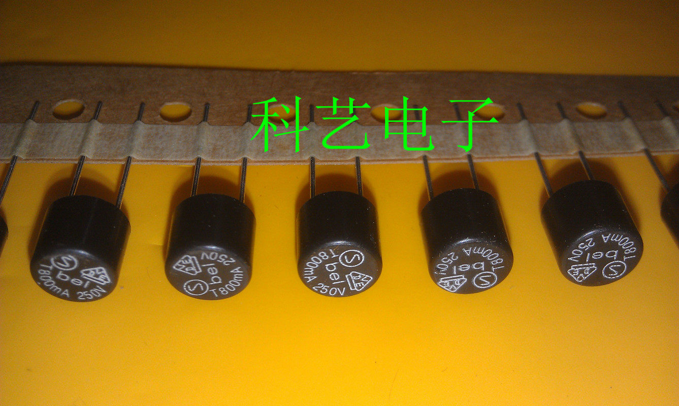 BEL Bell MRT 800MA250V cylindrical delay fuse T800MA250V T800MA black