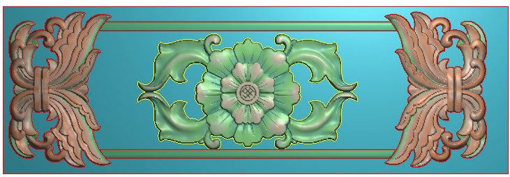 Western flower advertising wood jade carving design source material file partition door window bed table wall hanging ceiling decoration drawing