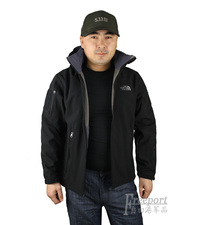 Outdoor Shark Fish Leather Windsuit Submariner Soft Shell Waterproof Windproof Submachine Clothing Grab Suede