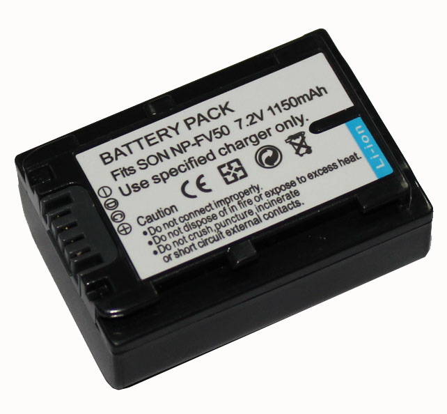 Battery for Sony NP-FV50 camcorderS CX290E CX390 PJ510 XR260 PJ820e