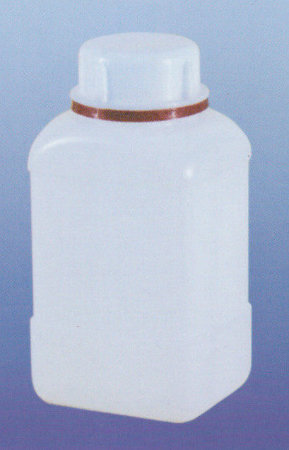 500ml 大口扁方瓶 油墨瓶 试剂瓶 （带防盗） PE方瓶 聚丙烯方瓶