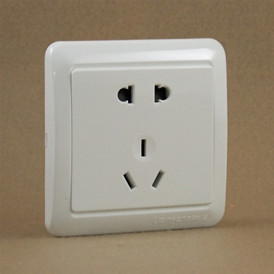 Lianfeng Switch Union Jia 86 series five-hole socket 86 five-eye panel 86 five-hole socket panel