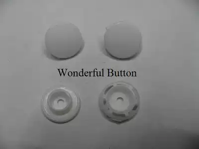 1000 sets of T8 plastic four-fit button snap button
