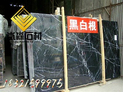 Lanmiao stone custom natural marble black and white root threshold bay window custom window sill stone countertop bar counter to block water