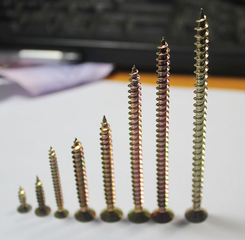 M4 mm thick series high-strength fiberboard nails Self-tapping screws 4*16202530354045506070