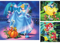 Spot Germany Ravensburger Puzzle Grey Girl White Snow Princess Mermaid 3 * 49 Pieces