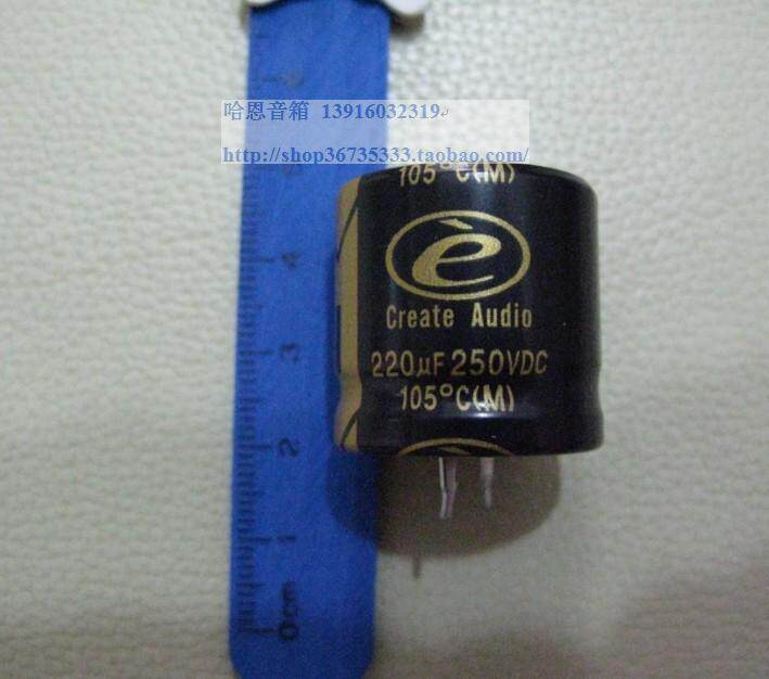 Special price Create Audio Genesis Splendid Series Audio Electrolytic Capacitor 220uf 250v