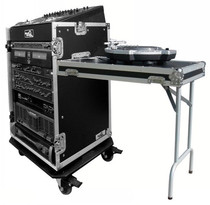 16U combination chassis with bench aviation box chassis stage audio equipment K la OK private room cabinet