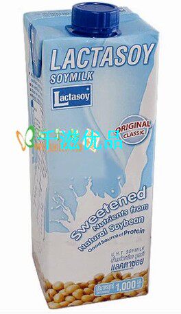 Thai Strong Lion Bean Milk Drink 1000ml * 12 Boxes Original Taste-Taobao