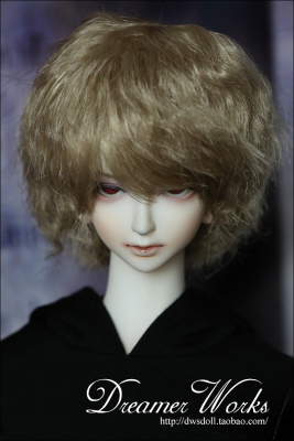 taobao agent [DWS] BJD SD wigs/imitation horse sea hair EA layer short scalding hair sand brown 1/3