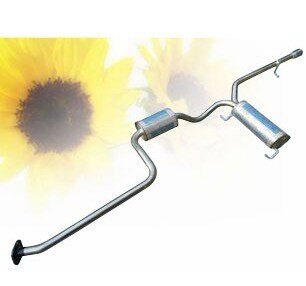 Land wind wind - hua accessories Exhaust tube with muffler two - stage silencer assembly exhaust tube exhaust pipe