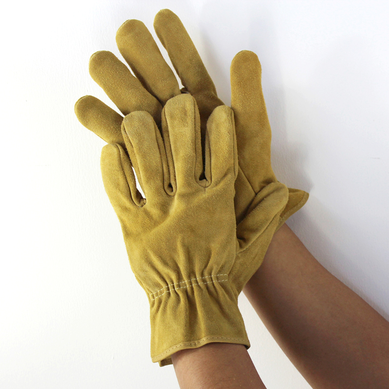 Driving full leather gloves WELLDAS weetsee two-story leather driver gloves 10-2064 non-slip gloves