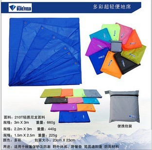 Blue field colorful ultra-light floor mat M sky curtain (2 2m*3 0m)