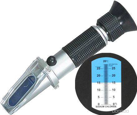 Special Price HR203ATC Salinometer 0 ~ 10% Brix (Sugar) Automatic Temperature Compensation Function