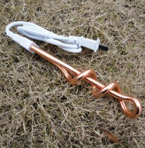 (Hongjian brand)Medium-sized quick heater electric heating tube stainless iron 1500W bucket washbasin is suitable