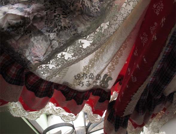 I thought I could cover up my thoughts and live up to the spring breeze~~~ French country nostalgic handmade patchwork