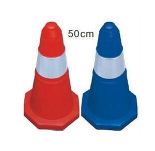 50 cm plastic PE reflective road cone transportation facility low price 7 yuan a snow cream manufacturer direct sales