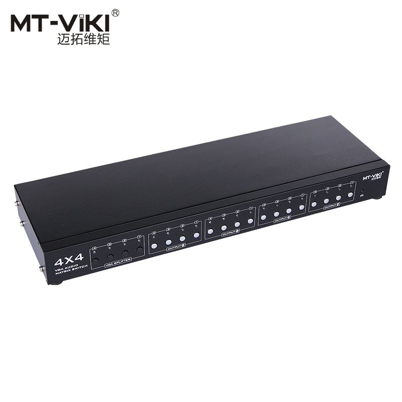 Maituo MT-VT414 VGA4 into 4 Out Matrix 4-port VGA Matrix VGA Matrix Switcher-Taobao